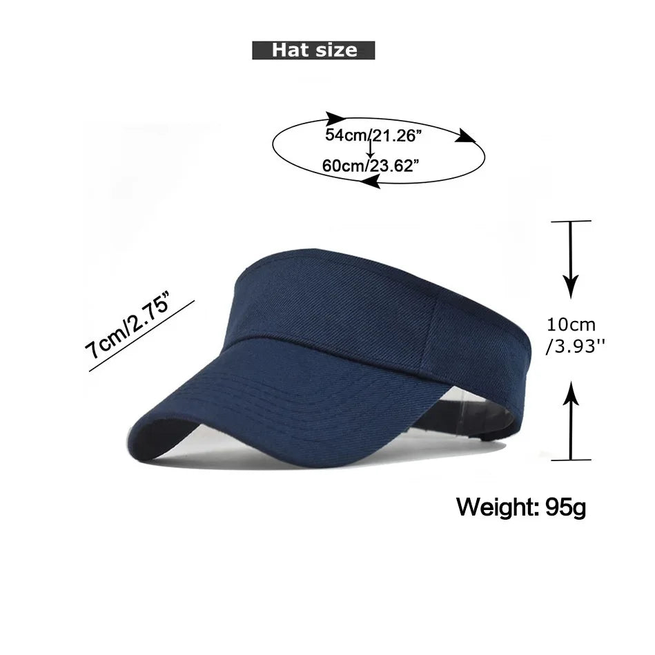 Sun Protection Peak Cap Unisex Outdoor Sports Cap All Day - Arthur's Wellness Emporium