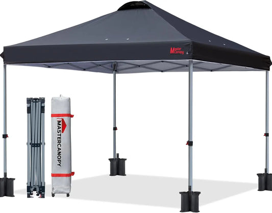 Durable Pop Up Canopy Tent With Roller Bag Easy Setup - Arthur's Wellness Emporium