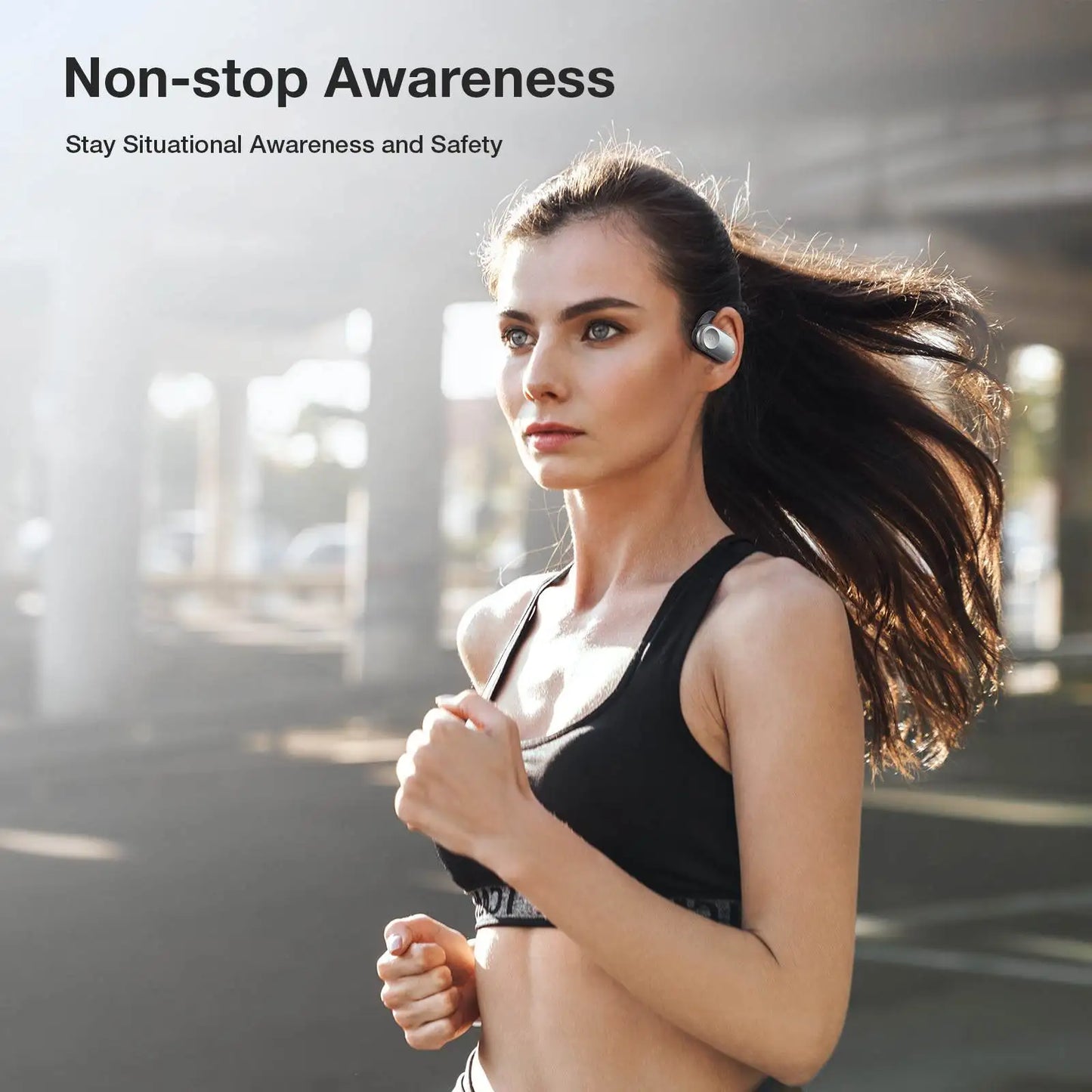 BlitzWolf BlitzMax BM CT1 Open Ear Bluetooth Earphones 50h Battery