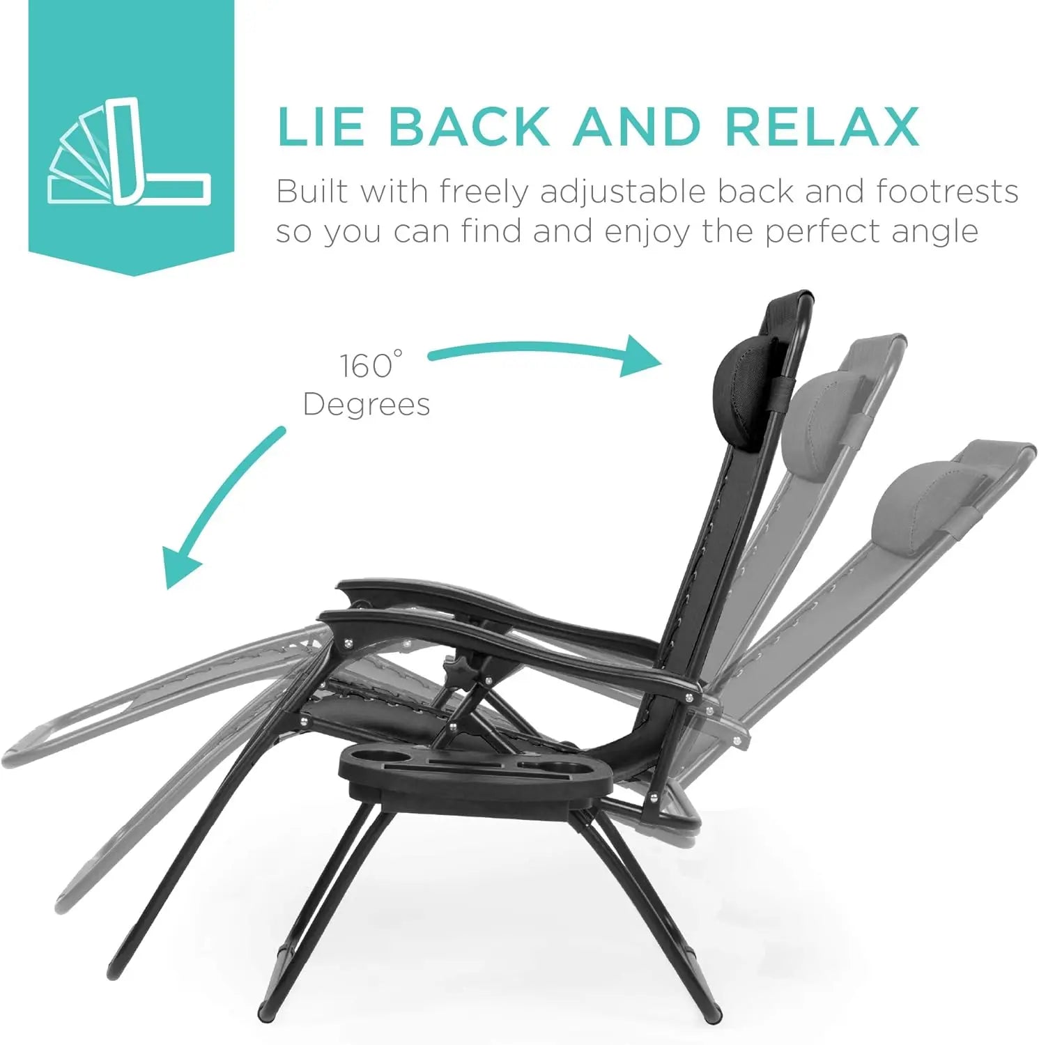 Two Adjustable Steel Mesh Zero Gravity Lounge Chairs With Pillows - Arthur's Wellness Emporium