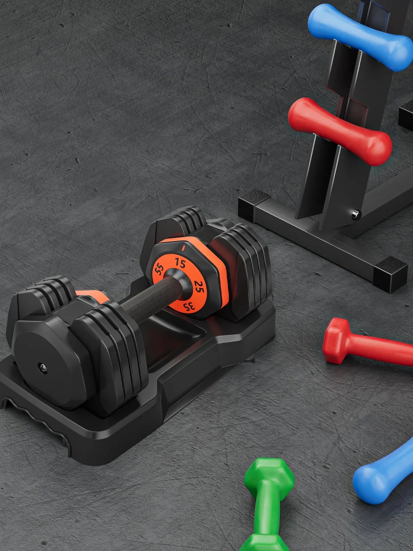 Adjustable Dumbbell With Anti Slip Handle For Full Body - Arthur's Wellness Emporium