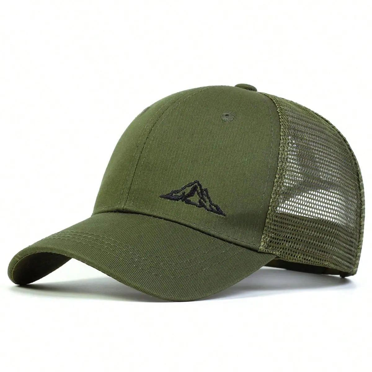 Unisex Mountains Embroidery Baseball Cap for Outdoor Fun