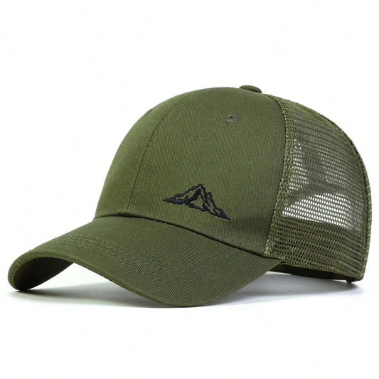 Unisex Mountains Embroidery Baseball Cap for Outdoor Fun - Arthur's Wellness Emporium