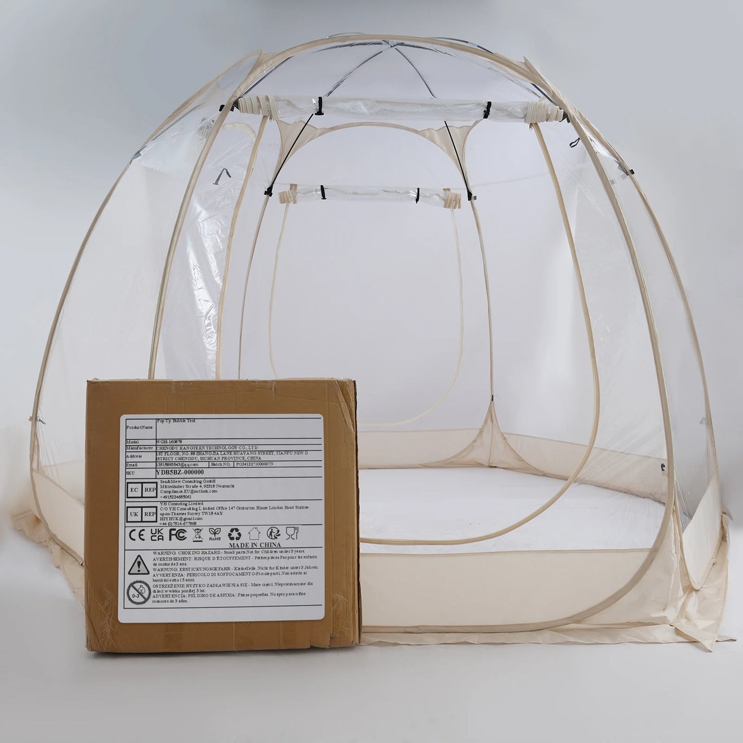 Clear Pop Up Bubble Tent For Outdoor Garden And Courtyard - Arthur's Wellness Emporium