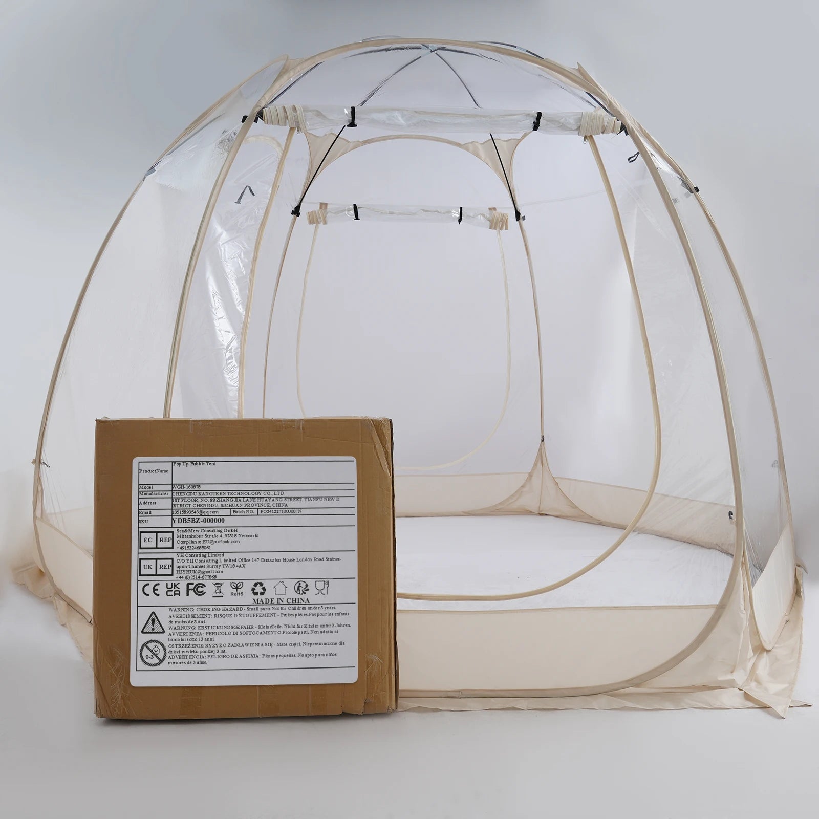 Clear Pop Up Bubble Tent For Outdoor Garden And Courtyard - Arthur's Wellness Emporium