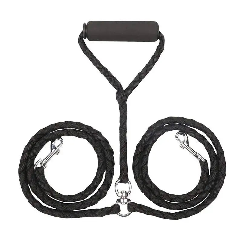 Elastic Dual Dog Leash With Couplers For Two Dogs Outdoor - Arthur's Wellness Emporium