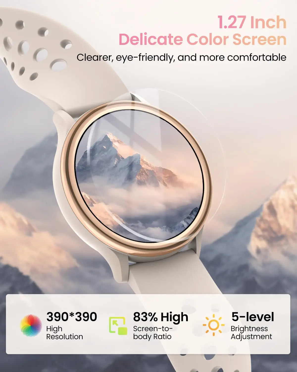 AnyloopCa Women Smartwatch Fitness Tracker Health Monitor - Arthur's Wellness Emporium