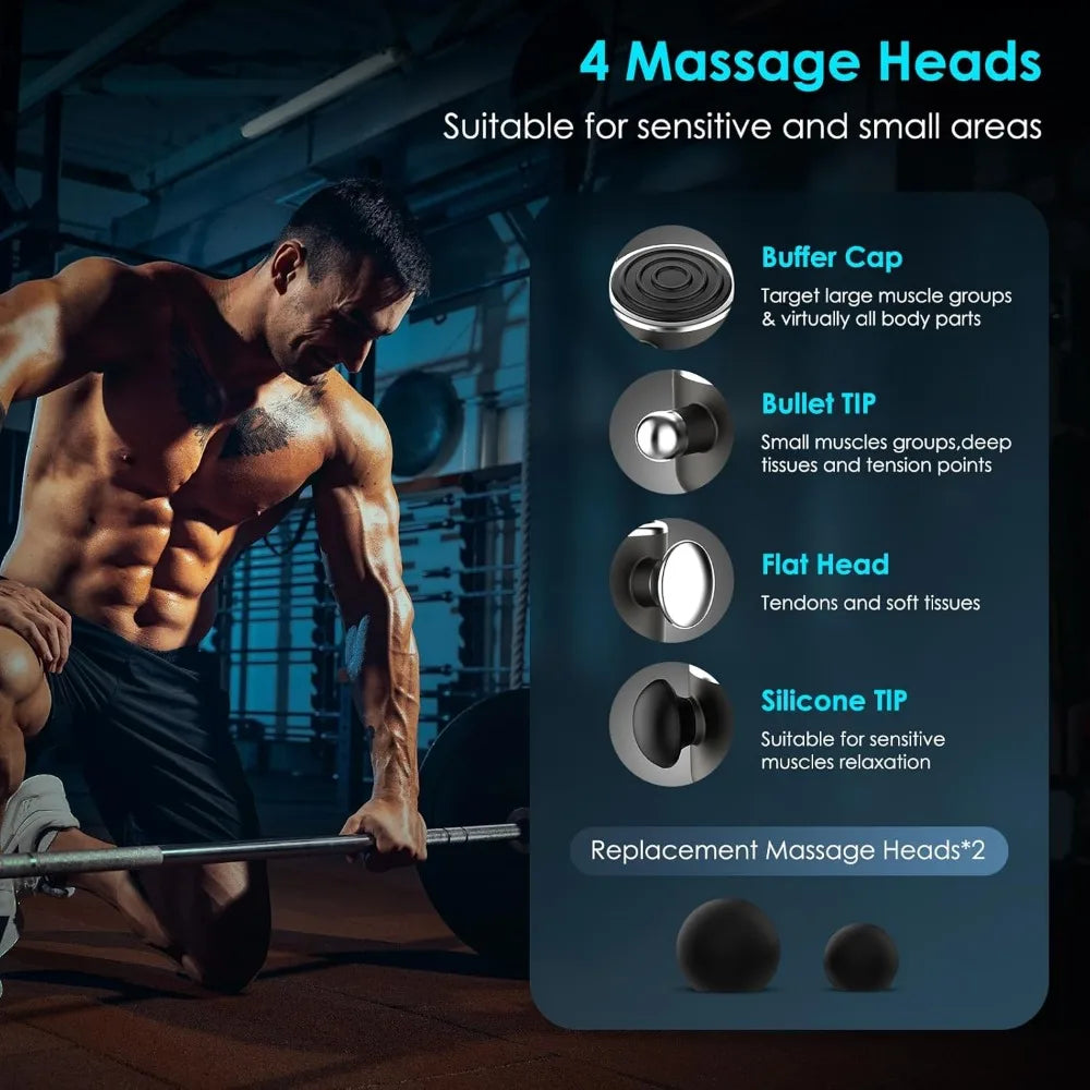 Massage Gun Deep Tissue Handheld Mini Massager For Back - Arthur's Wellness Emporium