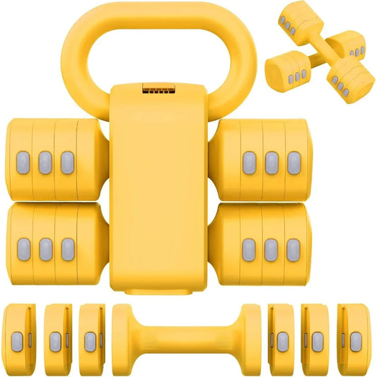 2-in-1 Adjustable Dumbbells Set For Strength Training