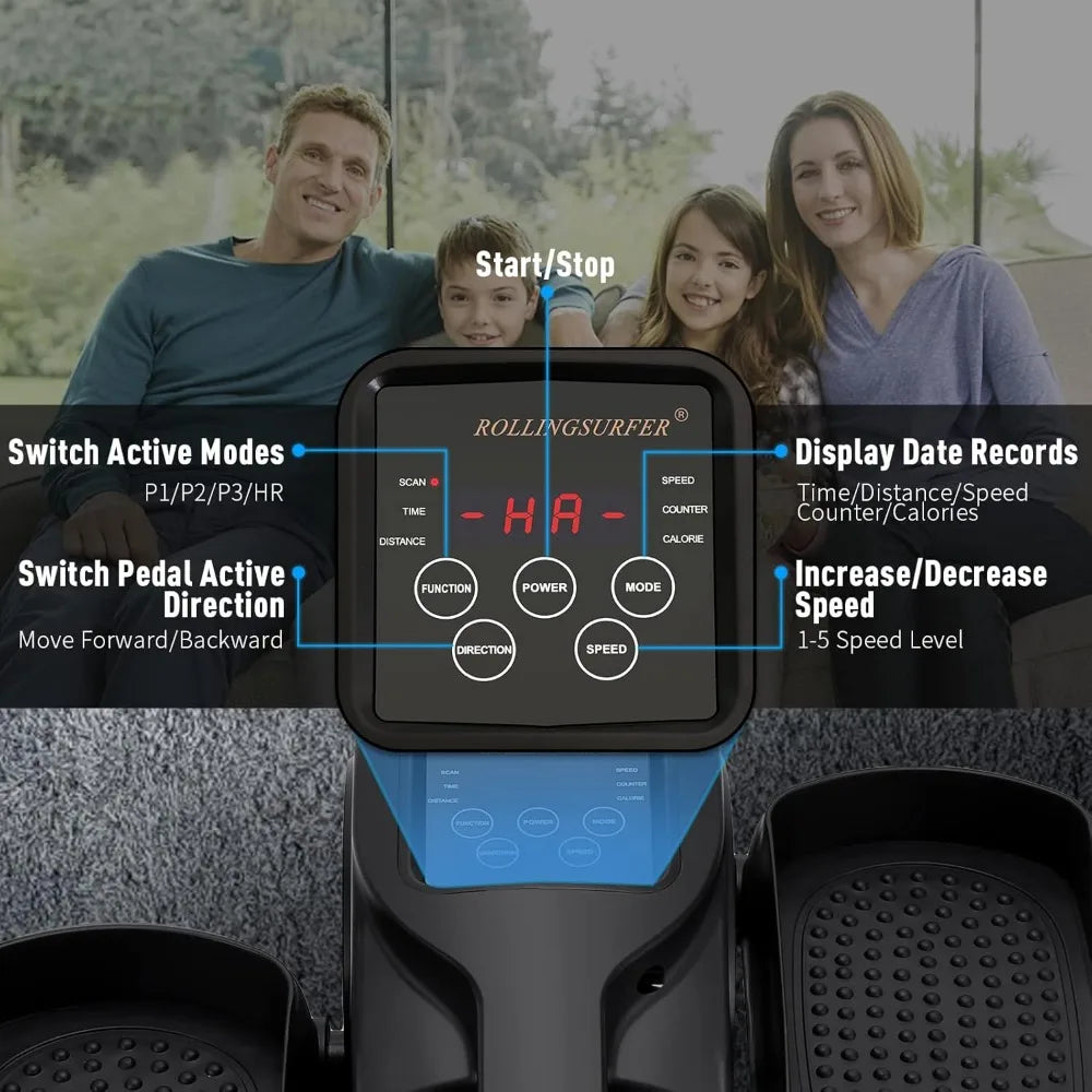 YTYIN Under Table Elliptical Machine With Remote Control - Arthur's Wellness Emporium