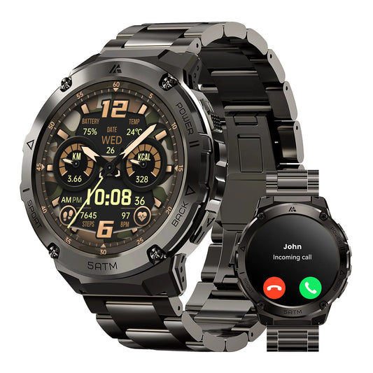 Ticwris T3E GPS Smartwatch For Men Waterproof With AMOLED - Arthur's Wellness Emporium