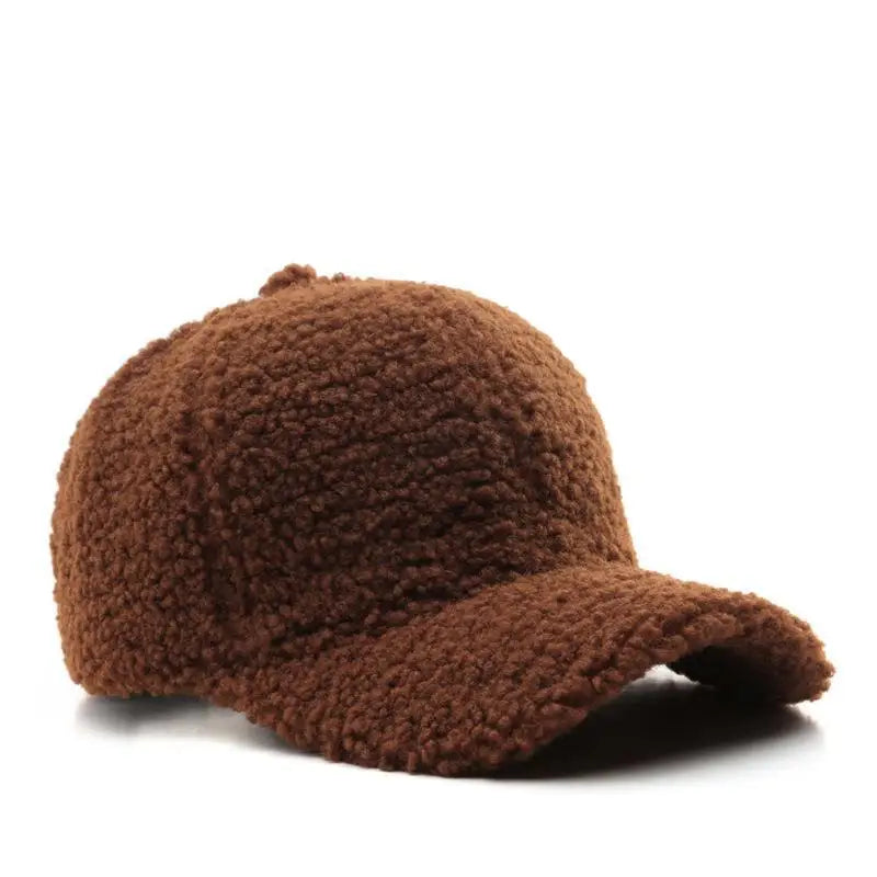 COKKCN Autumn Winter Lamb Wool Baseball Cap For Women