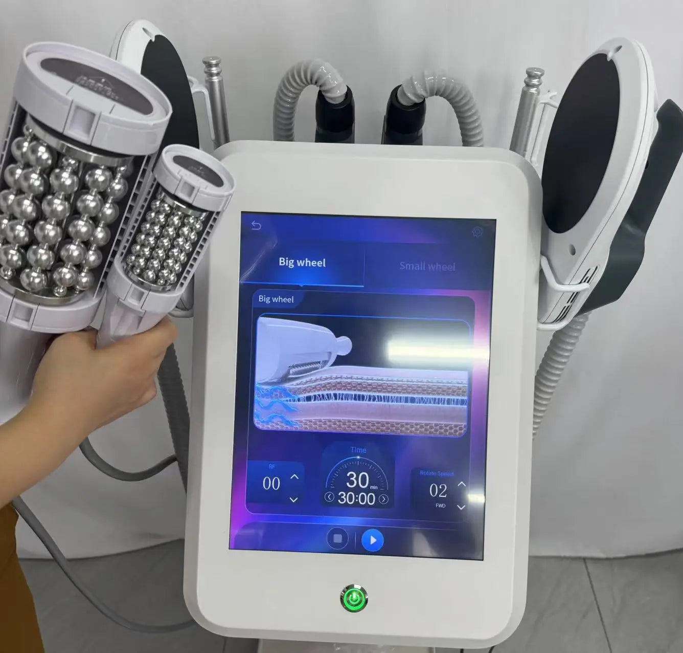 Emszero 360 Degree Vibration Massage Roller For Fat Burning