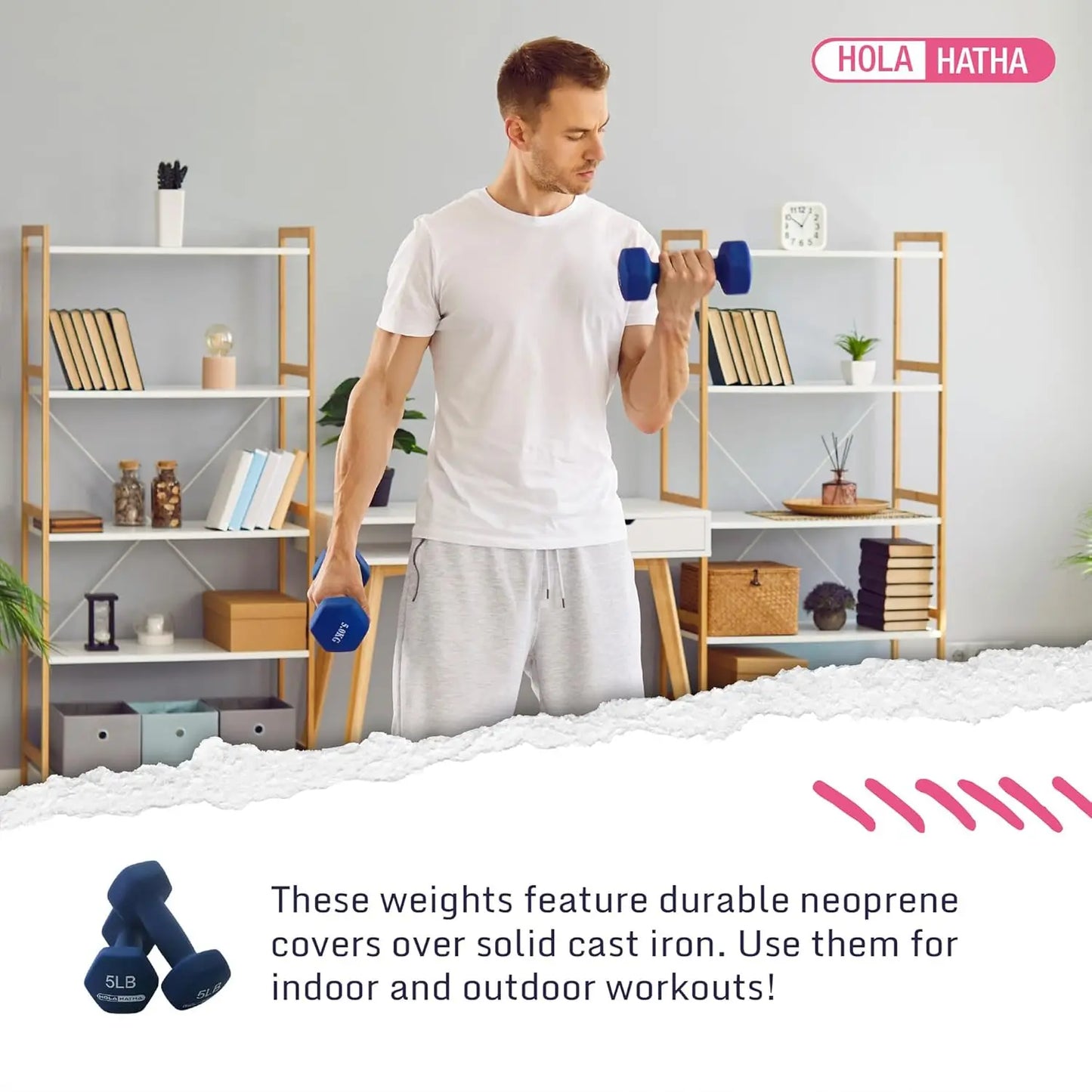 Dumbbell Weight Set with Rack for Home Strength Training