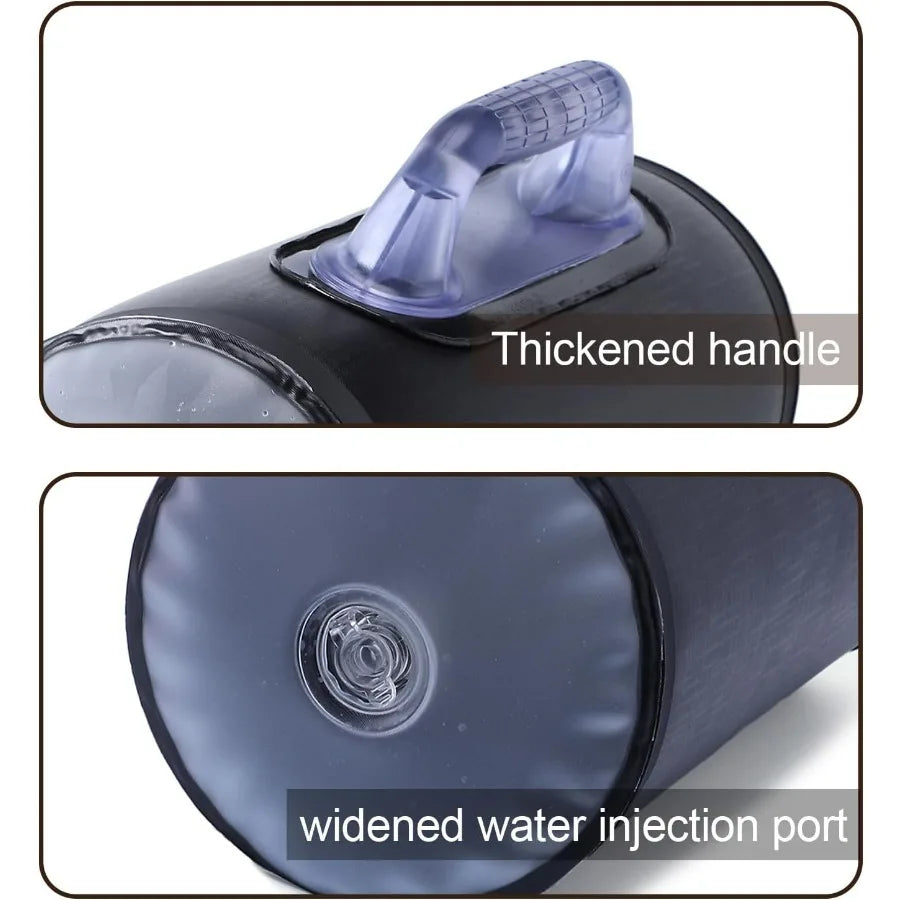 Water Filled Training Dumbbells Travel Weights Set - Arthur's Wellness Emporium