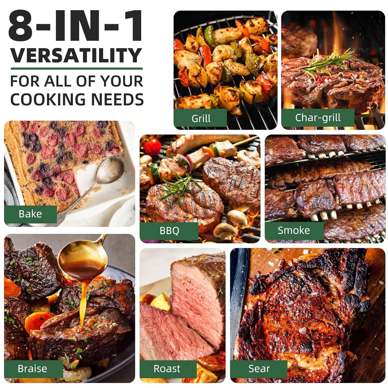 Electric Pellet Grill And Smoker With PID Controller - Arthur's Wellness Emporium