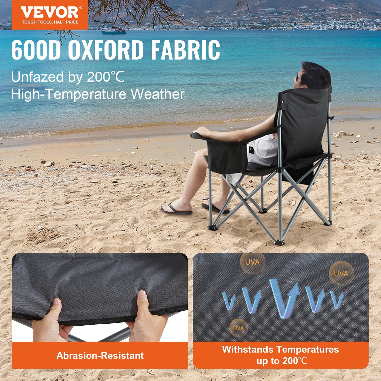 SucceBuy Ultralight Outdoor Camping Chair Folding Seat for Travel - Arthur's Wellness Emporium