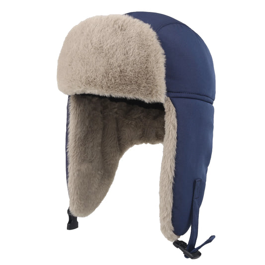 Kids Trapper Hat Ushanka Waterproof Plush Lined Winter Warm