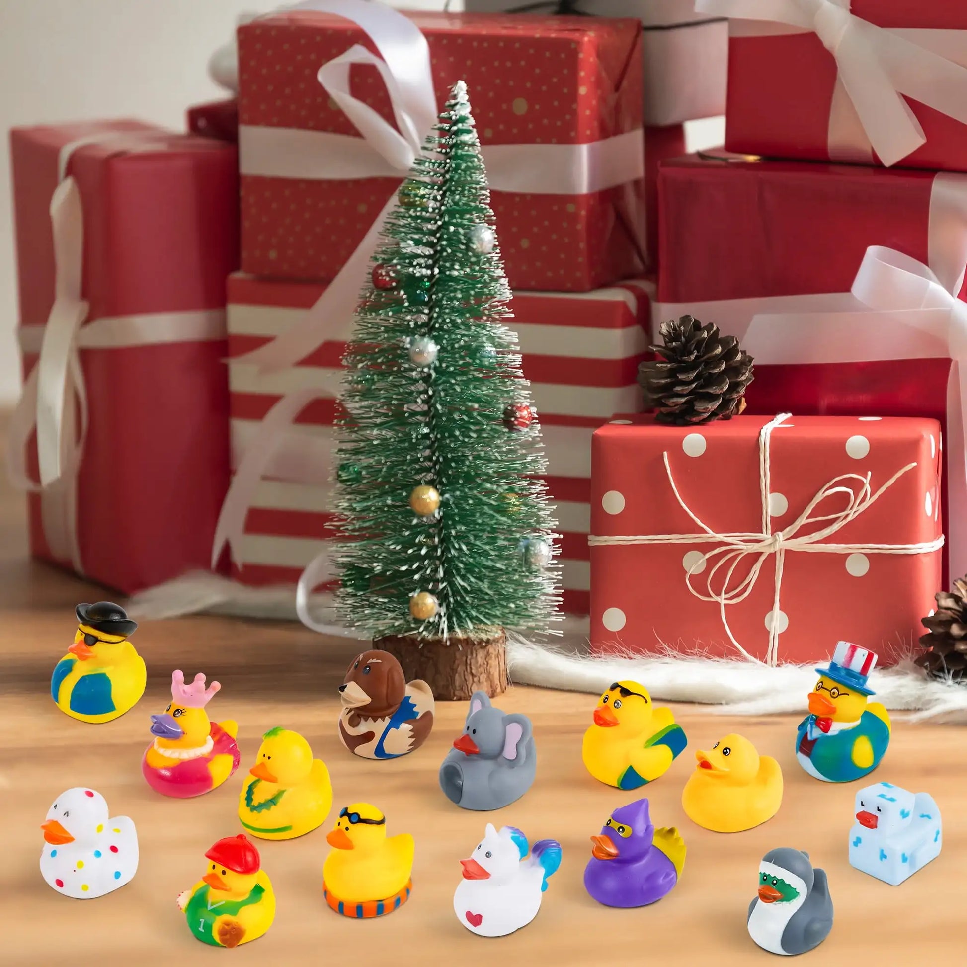 Joyfy Random Assortment Mini Rubber Duck Toys For Bath Fun - Arthur's Wellness Emporium