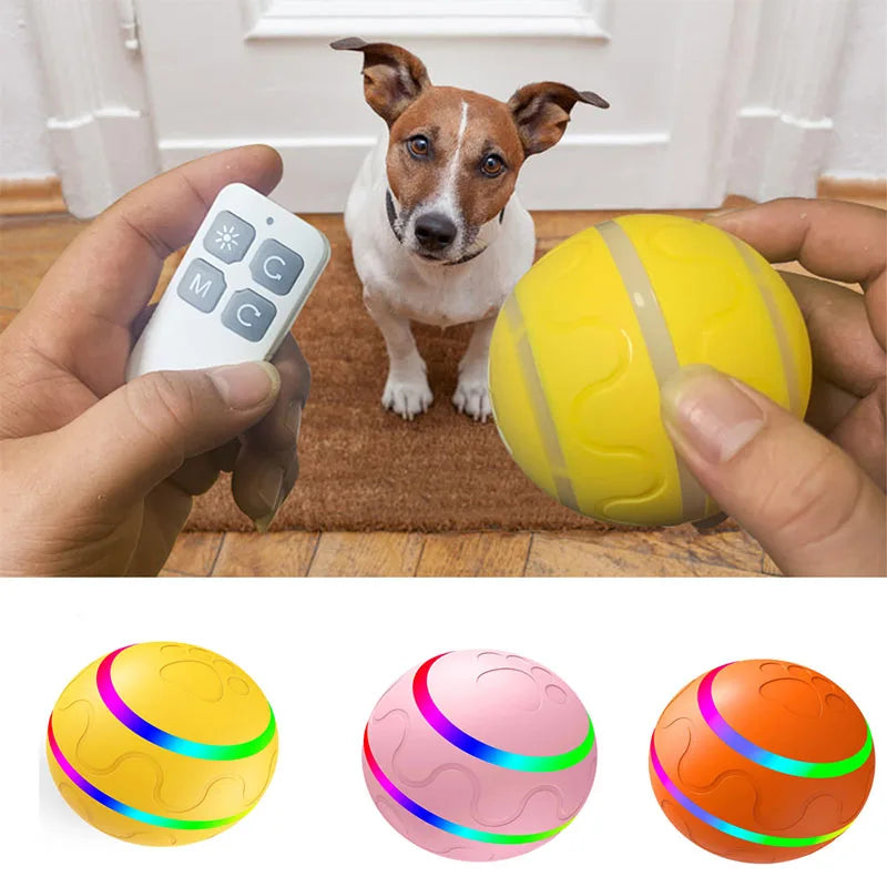 Otmagelu Smart Interactive Dog Toy Ball Indoor Waterproof Glowing