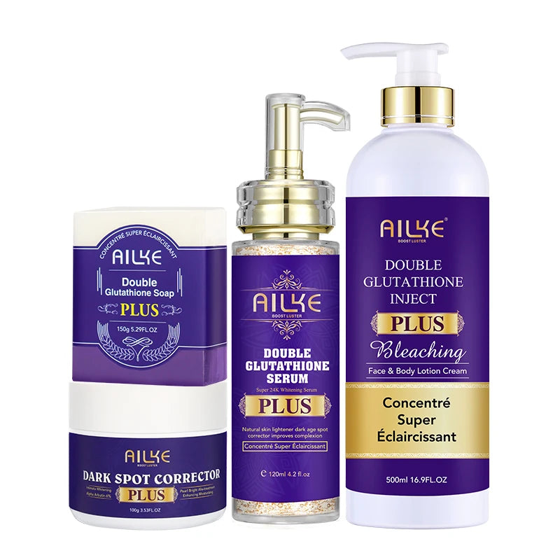 AILKE Glutathione Plus Skin Care Set Whitening Lotion - Arthur's Wellness Emporium