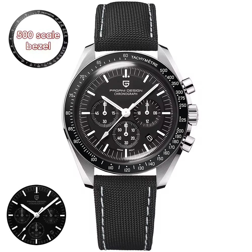 Pagani Design Moon V6 Men's Quartz Chronograph Watch