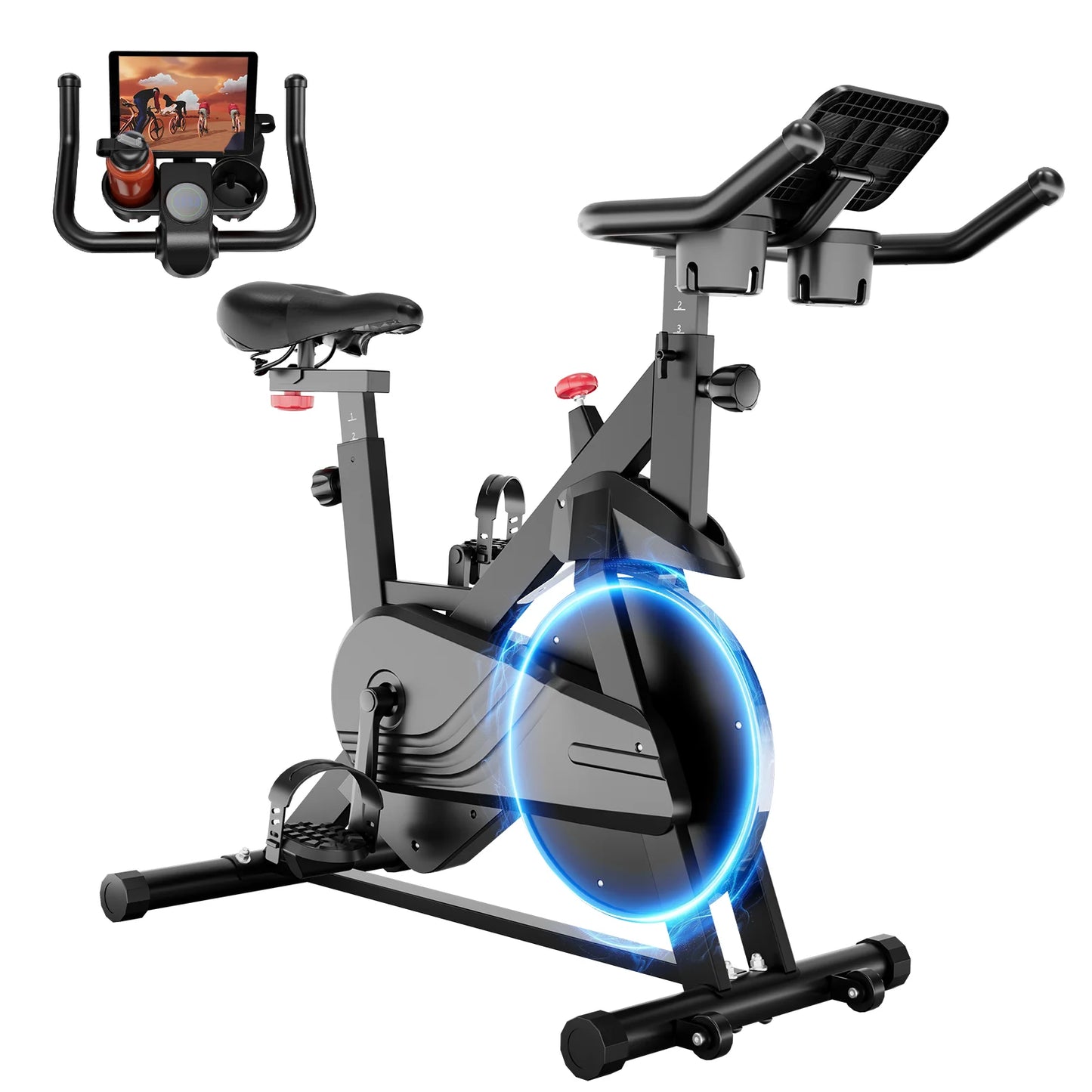 Superun Exercise Bike 32 Level Magnetic Resistance Home Workout - Arthur's Wellness Emporium