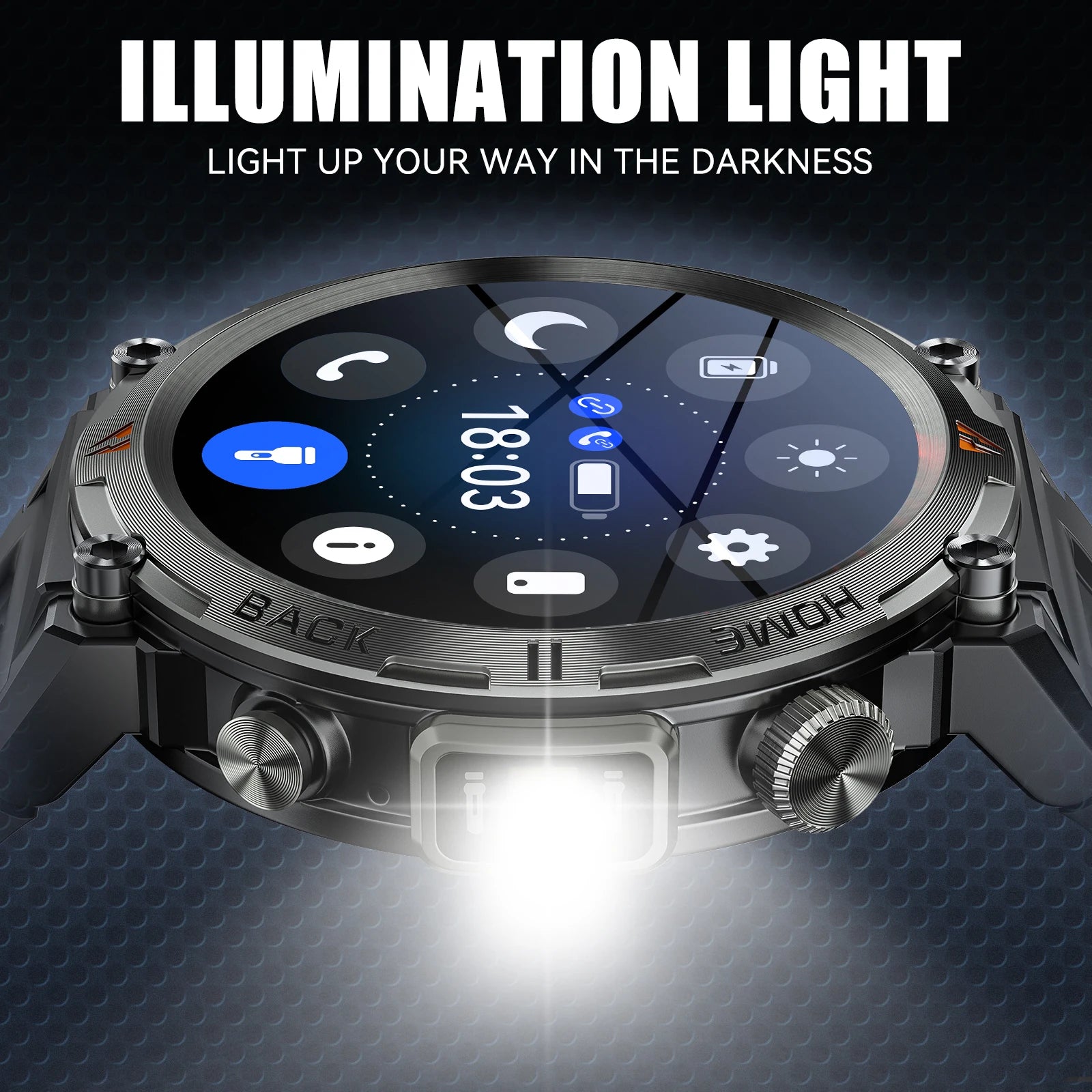 LaNikar KE3 Smart Watch Bluetooth Call Health Monitor Android - Arthur's Wellness Emporium