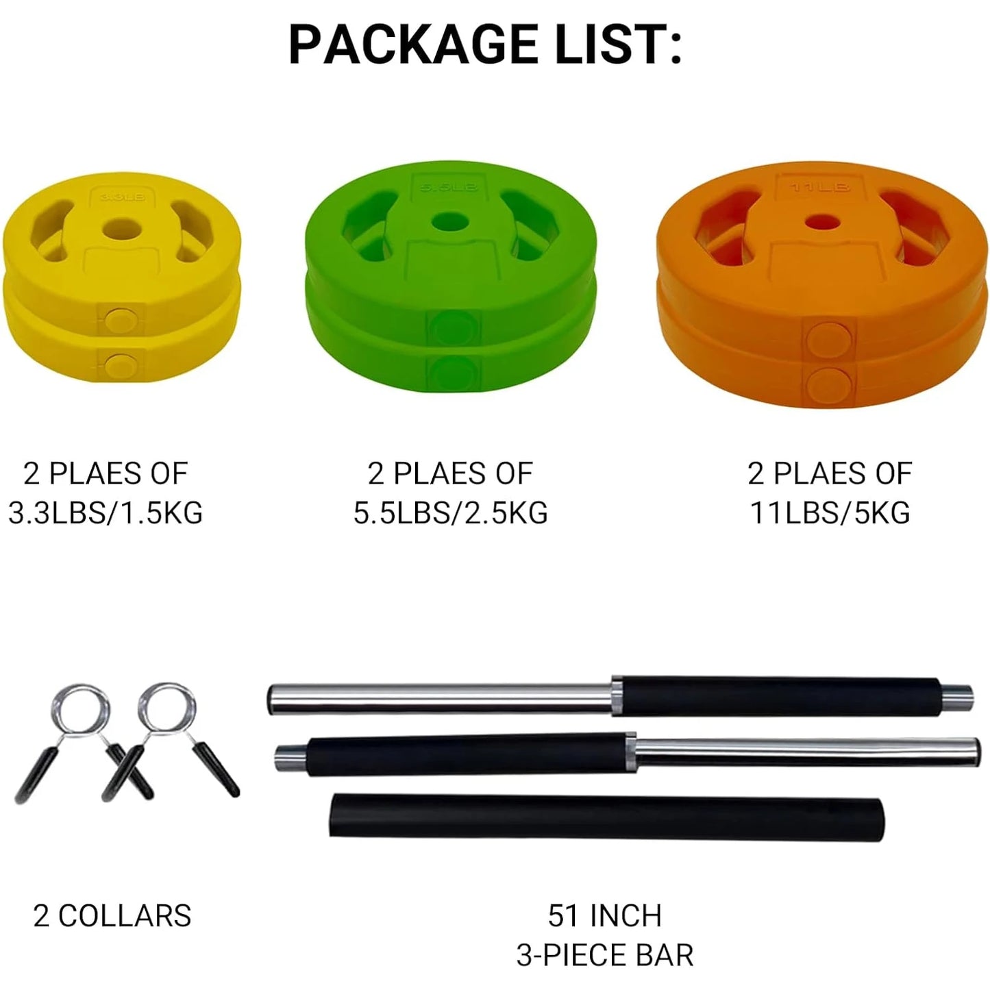 HiMISS Adjustable Barbell Weight Set For Home Gym Strength Training - Arthur's Wellness Emporium