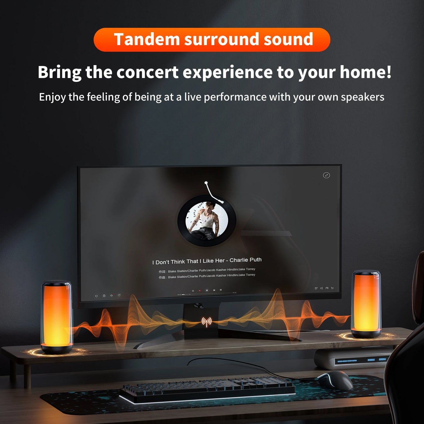 QERE Bluetooth Speaker Hi-Res 10W Portable IPX5 Waterproof