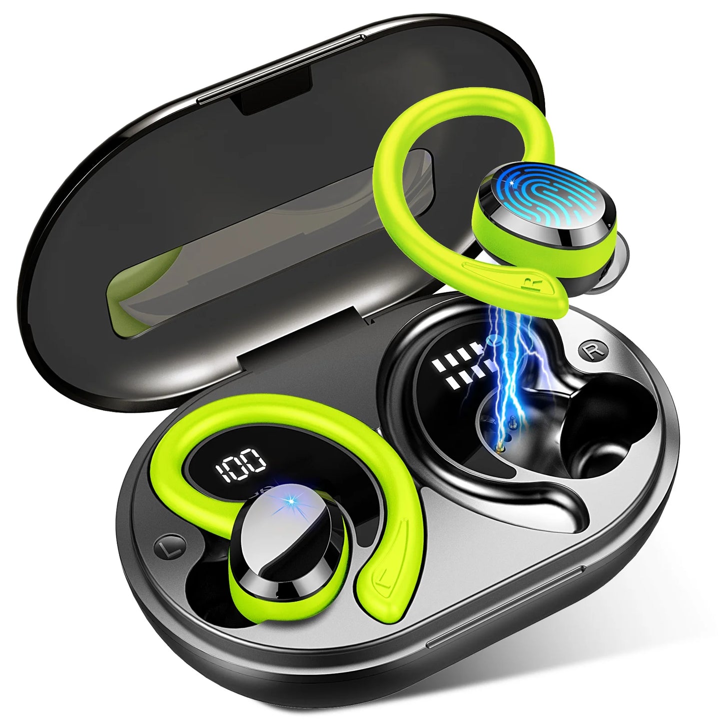 Drsaec Wireless Earbuds Bluetooth 5.3 ANC IP7 Waterproof 40H Playback