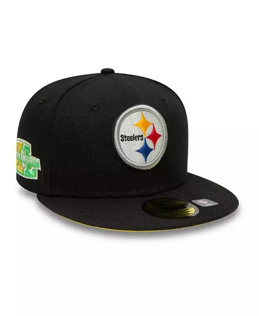 New Era Men Black Pittsburgh Steelers 59FIFTY Fitted - Arthur's Wellness Emporium