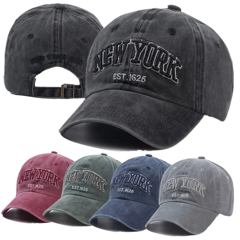 BILYCLUB Washed Cotton Baseball Cap for Men and Women