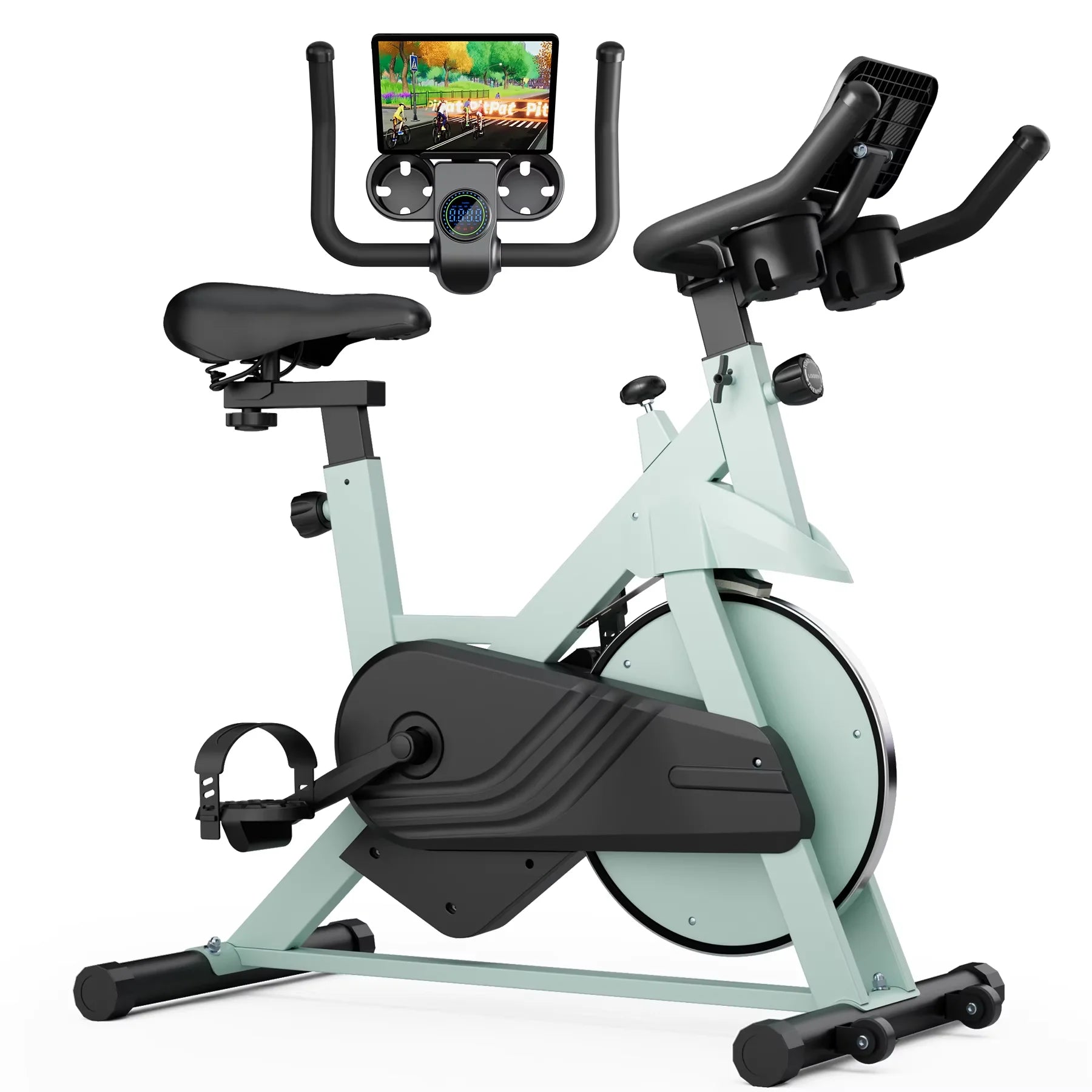 Superun Exercise Bike 32 Level Magnetic Resistance Home Workout - Arthur's Wellness Emporium