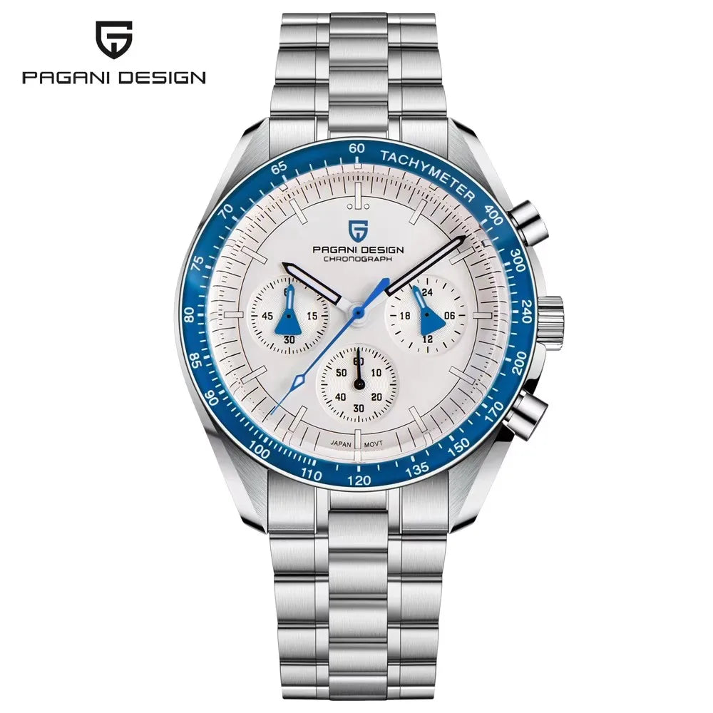 Pagani Design Moon V6 Men's Quartz Chronograph Watch