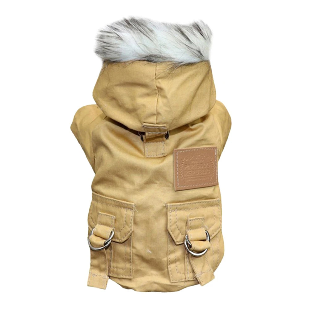 Dog Jacket With Harness For Winter Hiking Outdoors - Arthur's Wellness Emporium