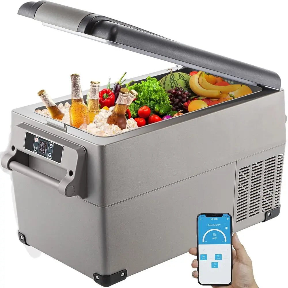 Portable Dual Zone Refrigerator For Travel And Camping