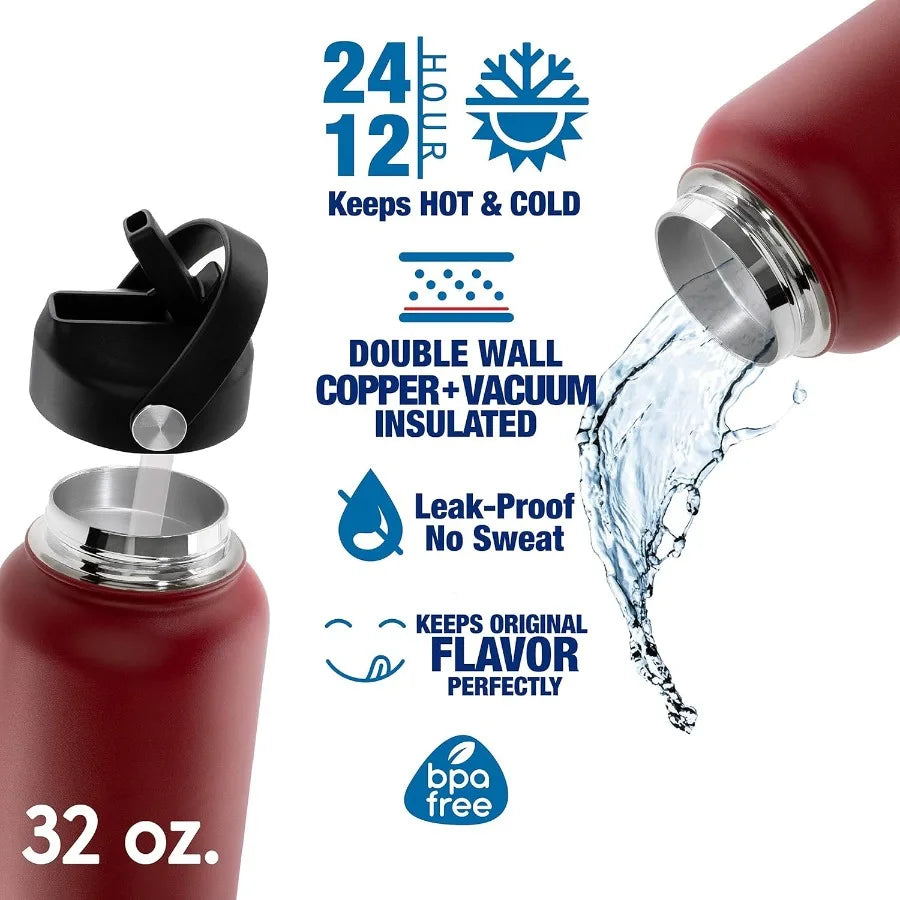 Personalized Water Bottle BPA Free Leak Proof Hydration - Arthur's Wellness Emporium