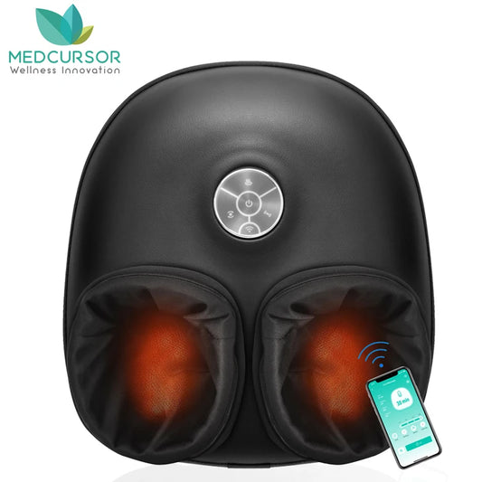 Medcursor Foot Massager Shiatsu Kneading Heating App Control
