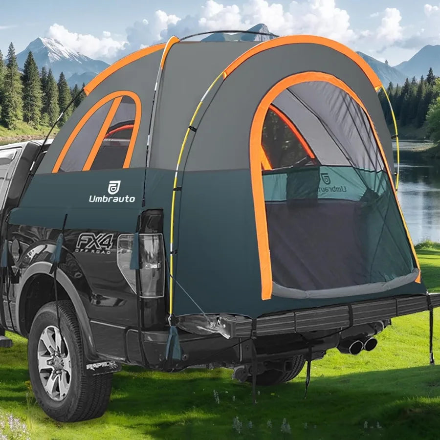 Truck Bed Tent Portable Waterproof Canopy For Pickup Camping - Arthur's Wellness Emporium