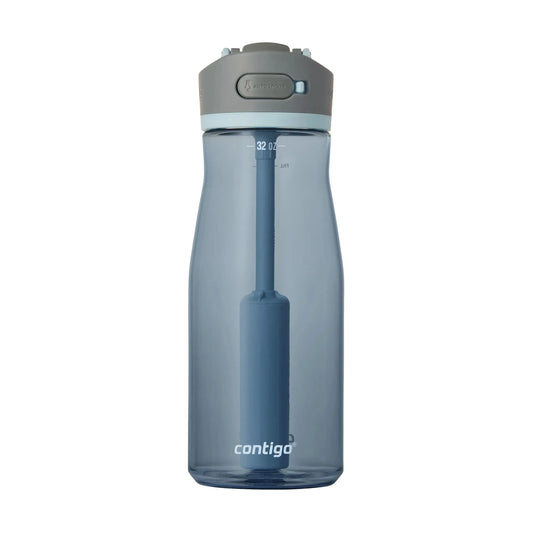 Dark Ice 32 Oz Plastic Filter Water Bottle with Straw Lid - Arthur's Wellness Emporium
