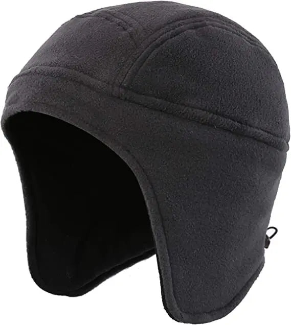 Unisex Skull Cap With Ear Flaps Windproof Fleece Beanie - Arthur's Wellness Emporium