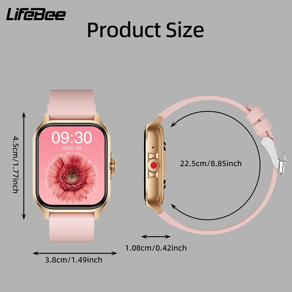 LIFEBEE Smartwatch Activity Fitness Tracker With Sleep Monitor - Arthur's Wellness Emporium