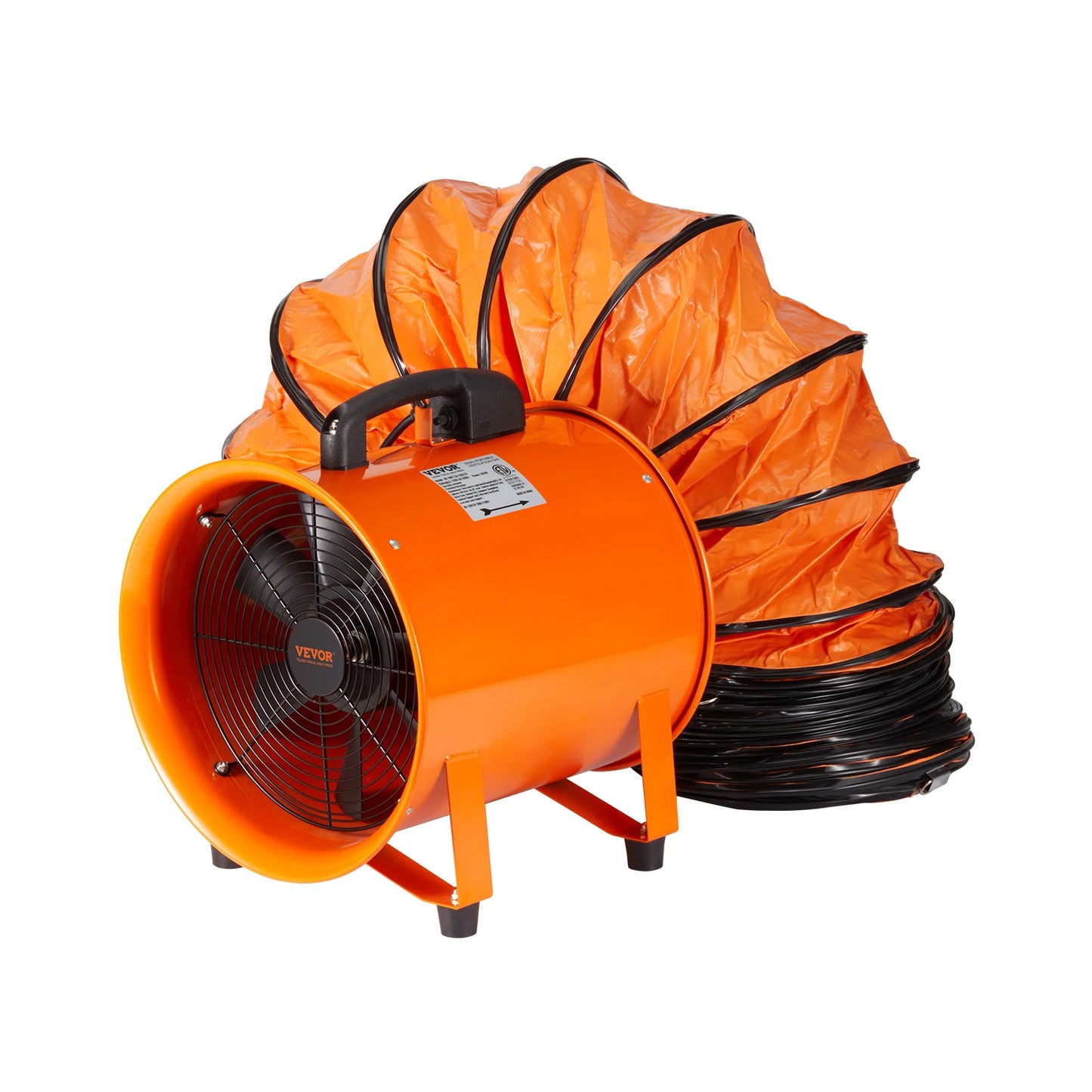 SucceBuy Exhaust Fan Industrial Ventilation Blower With PVC Duct