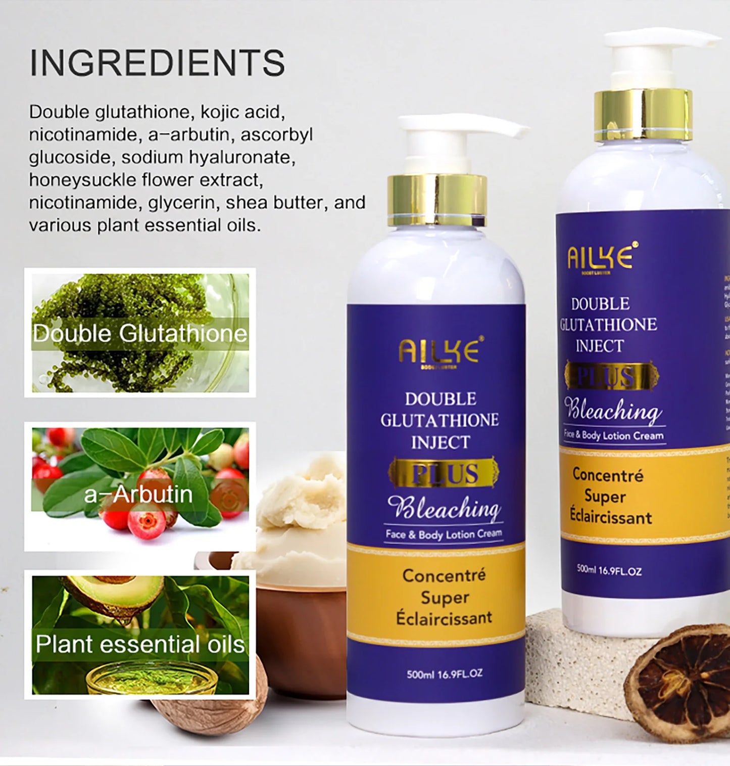 AILKE Whitening Lotion and Serum for Dark Spot Removal