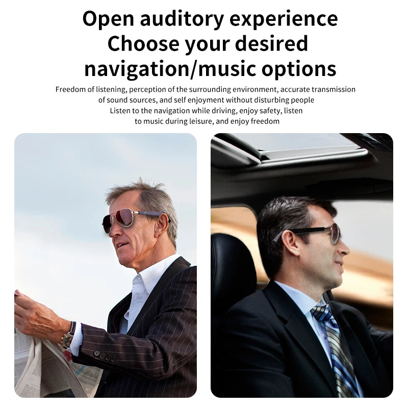 MOPINK MZ01 Smart Sunglasses Wireless Audio Polarized Touch Hands Free - Arthur's Wellness Emporium