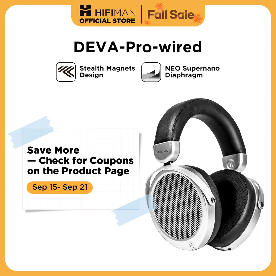 HIFIMAN Deva Pro Over Ear Planar Magnetic Headphones