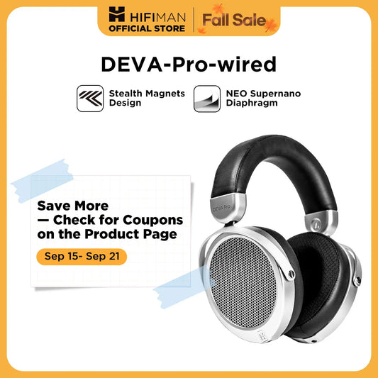 HIFIMAN Deva Pro Over Ear Planar Magnetic Headphones