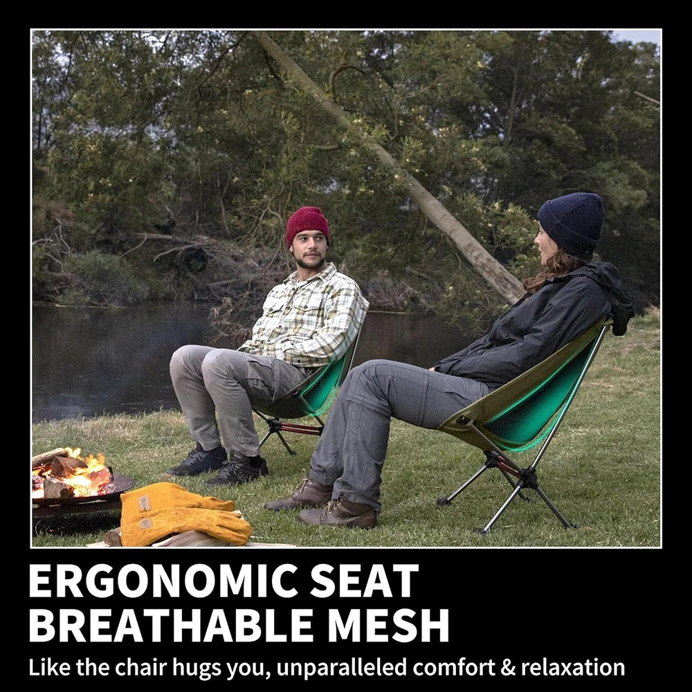 Naturehike Ultralight Portable Folding Camping Chair With AntiSinking Feet - Arthur's Wellness Emporium