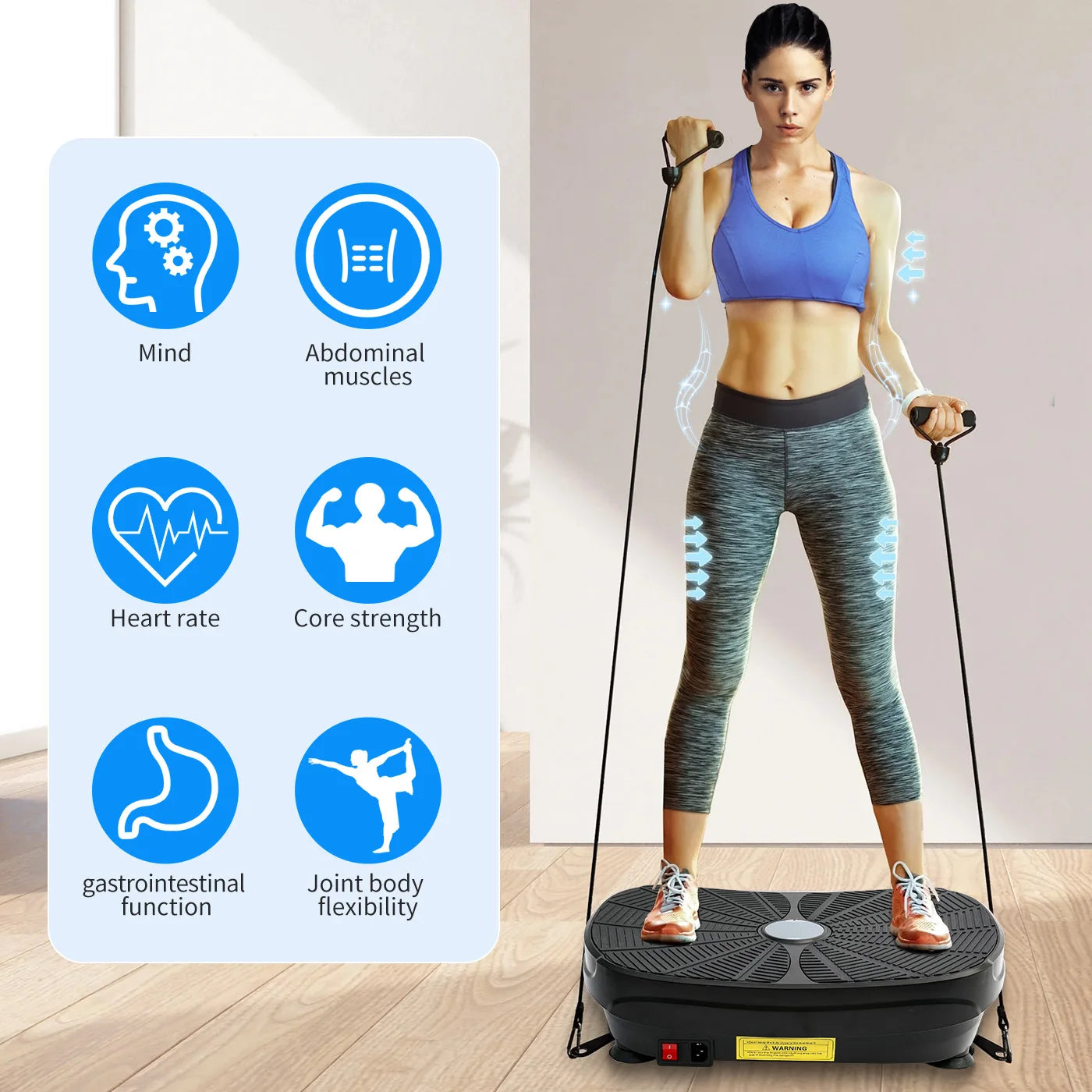 Vibration Plate Exercise Machine Whole Body Workout